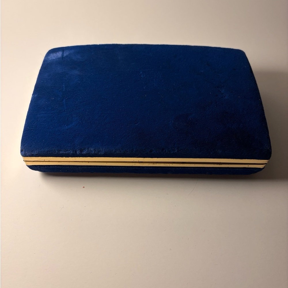 Blue Velvet Jewelry Box